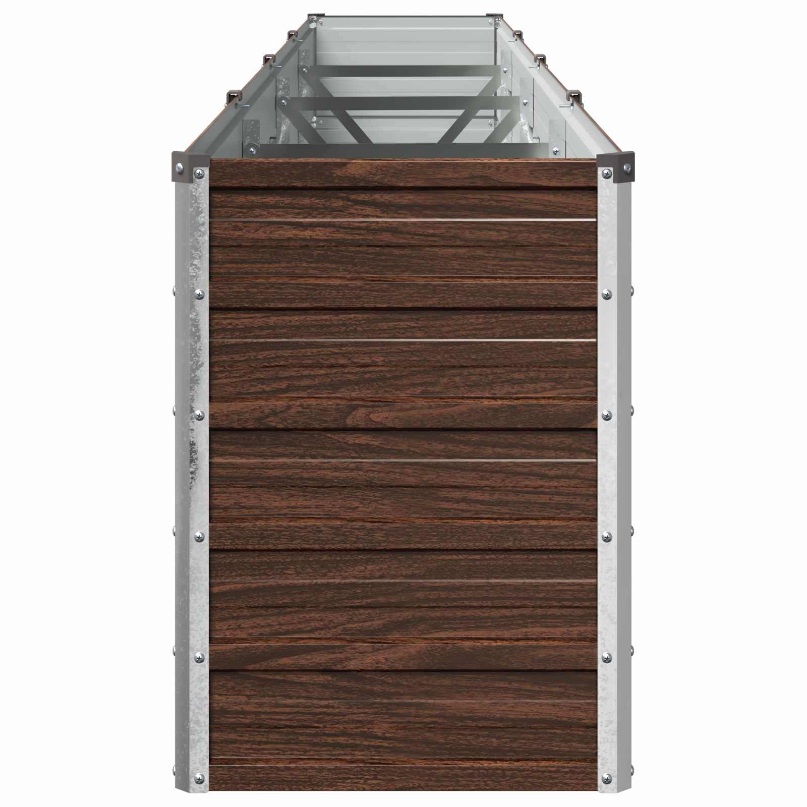 Verhoogd Tuinbed Zwart 320 x 40 x 55 cm koudgewalst staal image 4