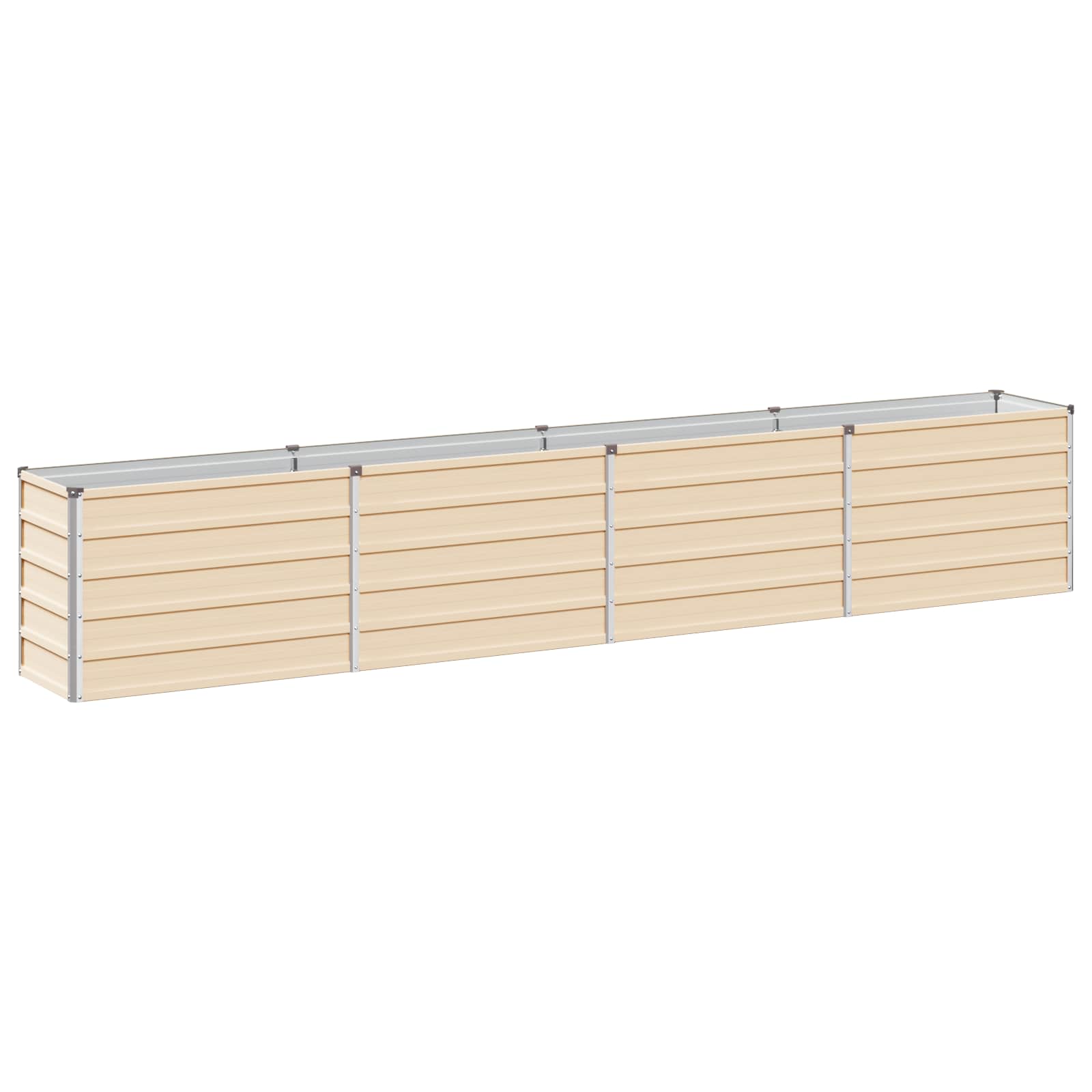 Verhoogd Tuinbed Ivoor 320 x 40 x 55 cm koudgewalst staal image 2