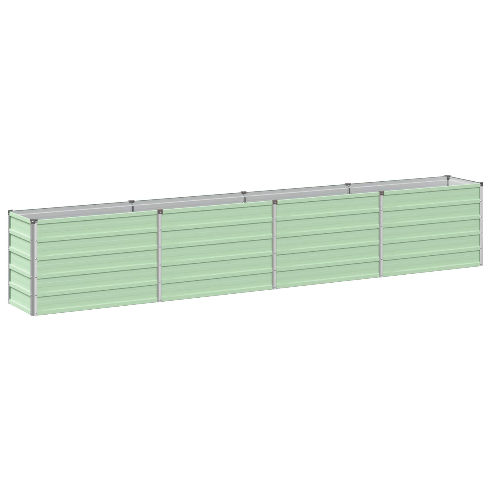 Verhoogd Tuinbed Pastelgroen 320 x 40 x 55 cm koudgewalst staal image 2