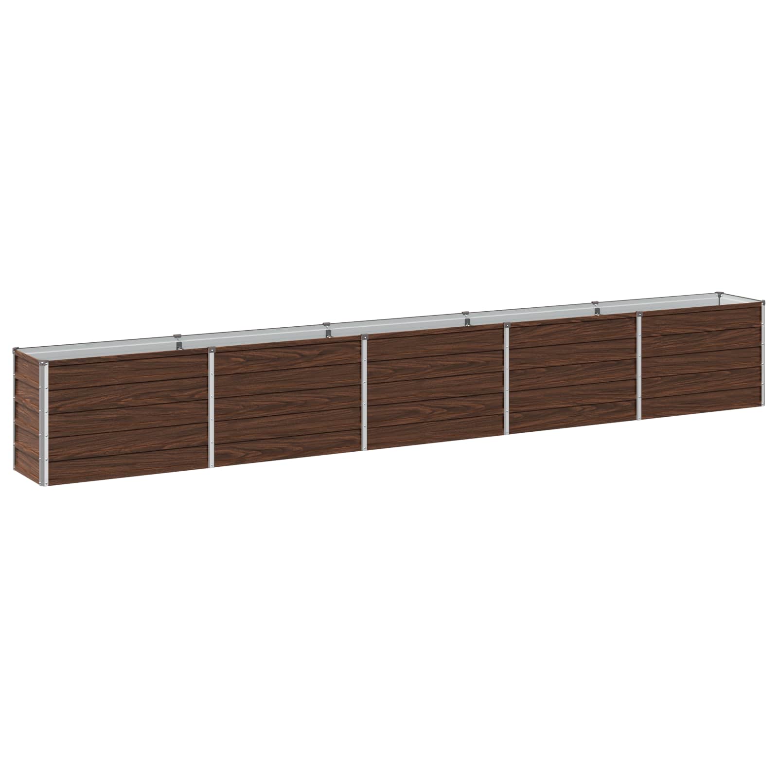 Verhoogd Tuinbed Zwart 400 x 40 x 55 cm koudgewalst staal image 2