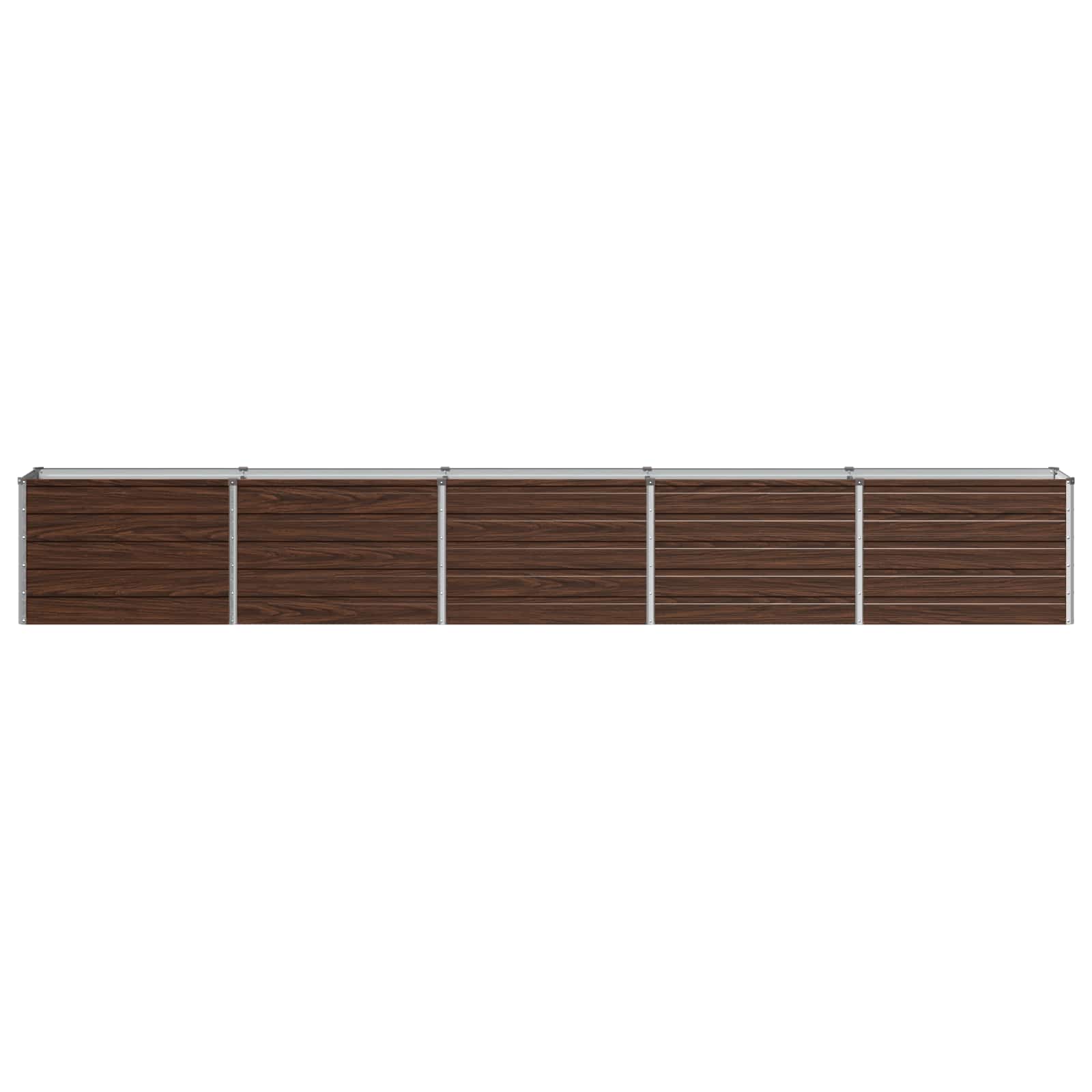 Verhoogd Tuinbed Zwart 400 x 40 x 55 cm koudgewalst staal image 3