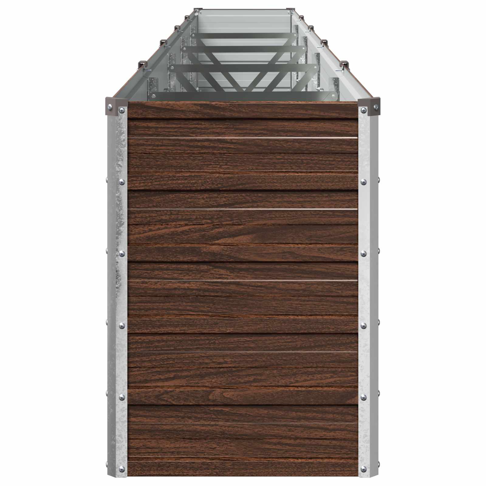 Verhoogd Tuinbed Zwart 400 x 40 x 55 cm koudgewalst staal image 4