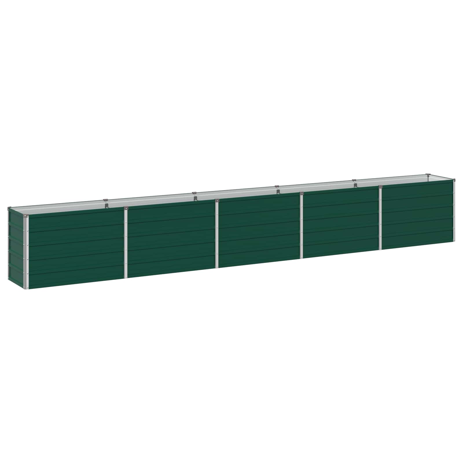 Verhoogde plantenbak Groen 400 x 40 x 55 cm Verzinkt staal image 2