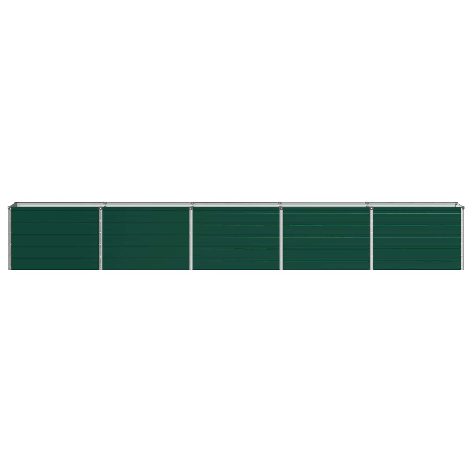 Verhoogde plantenbak Groen 400 x 40 x 55 cm Verzinkt staal image 3