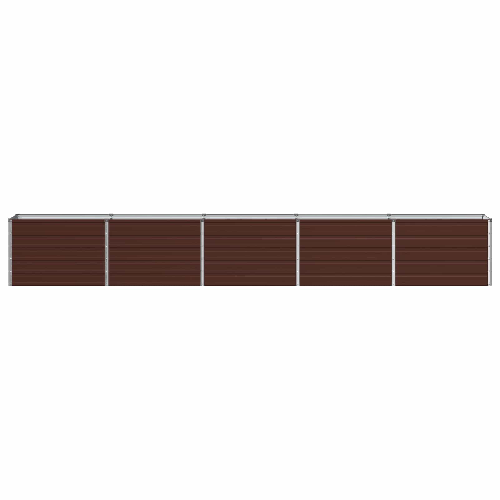 Verhoogd Tuinbed Bruin 400 x 40 x 55 cm koudgewalst staal image 3