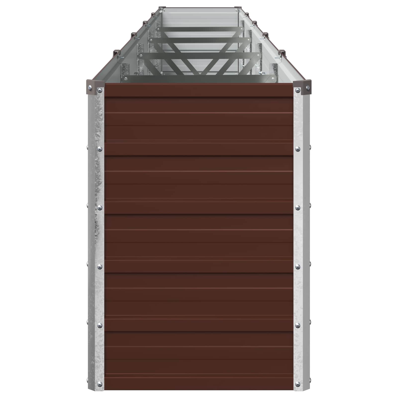 Verhoogd Tuinbed Bruin 400 x 40 x 55 cm koudgewalst staal image 4