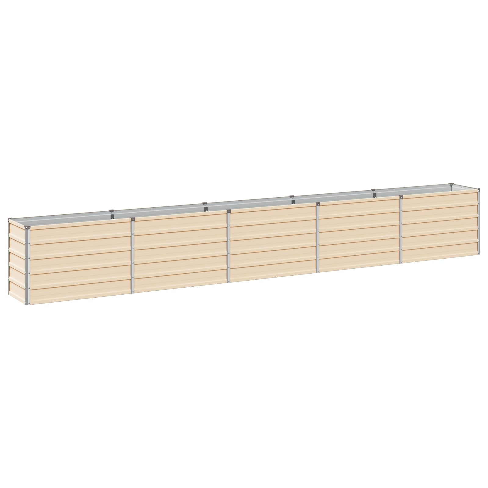 Verhoogd Tuinbed Ivoor 400 x 40 x 55 cm koudgewalst staal image 2