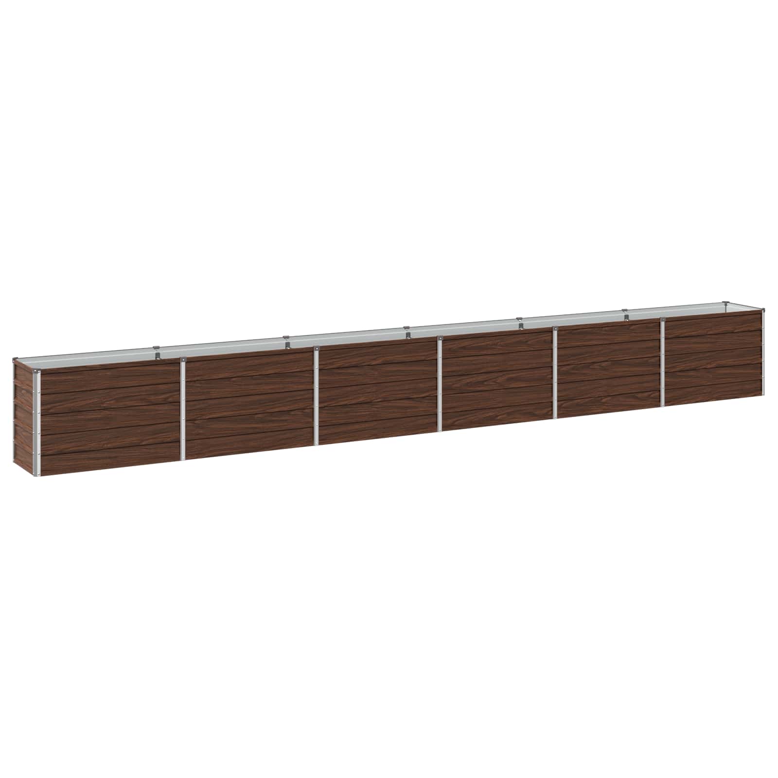 Verhoogd Tuinbed Zwart 480 x 40 x 55 cm koudgewalst staal image 2