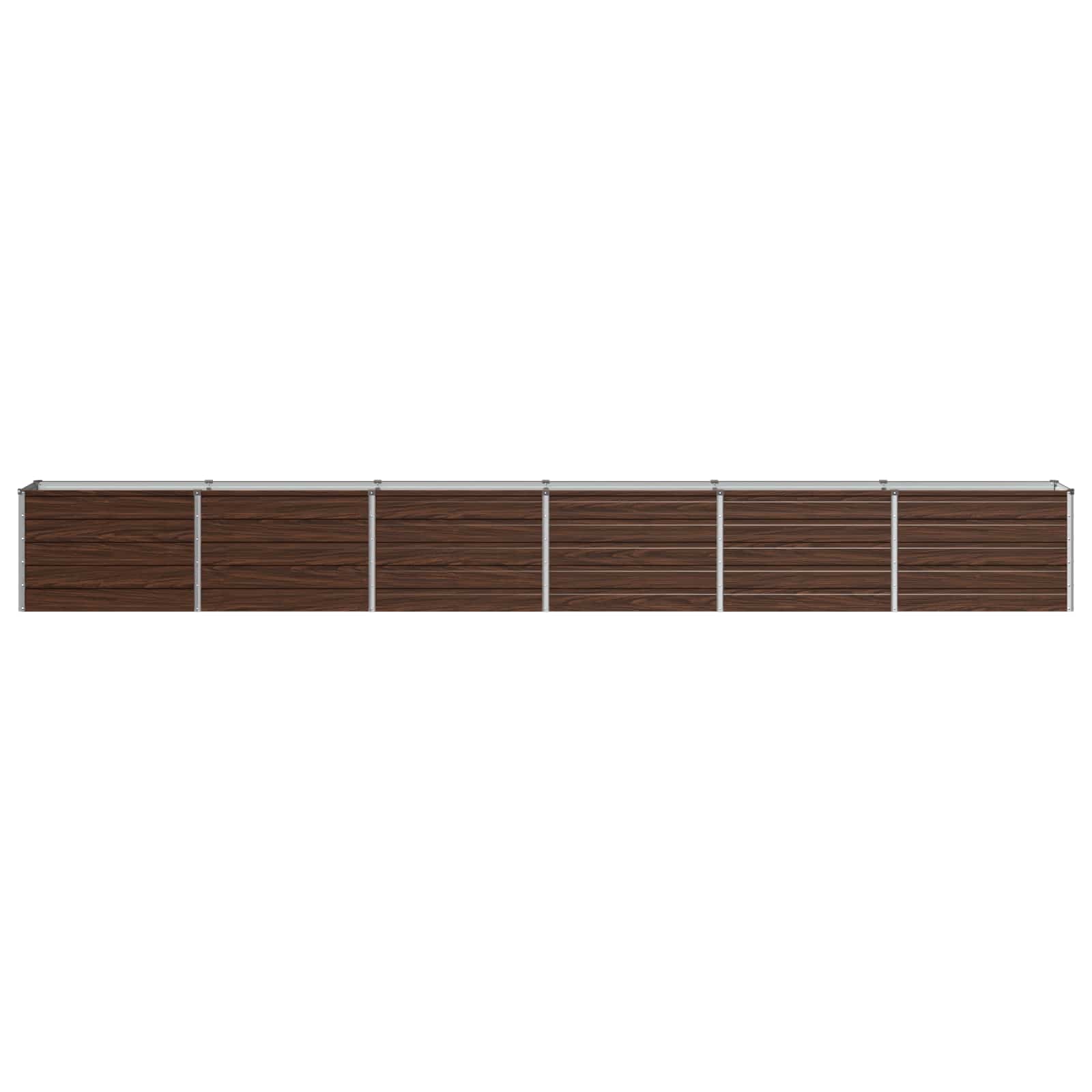 Verhoogd Tuinbed Zwart 480 x 40 x 55 cm koudgewalst staal image 3