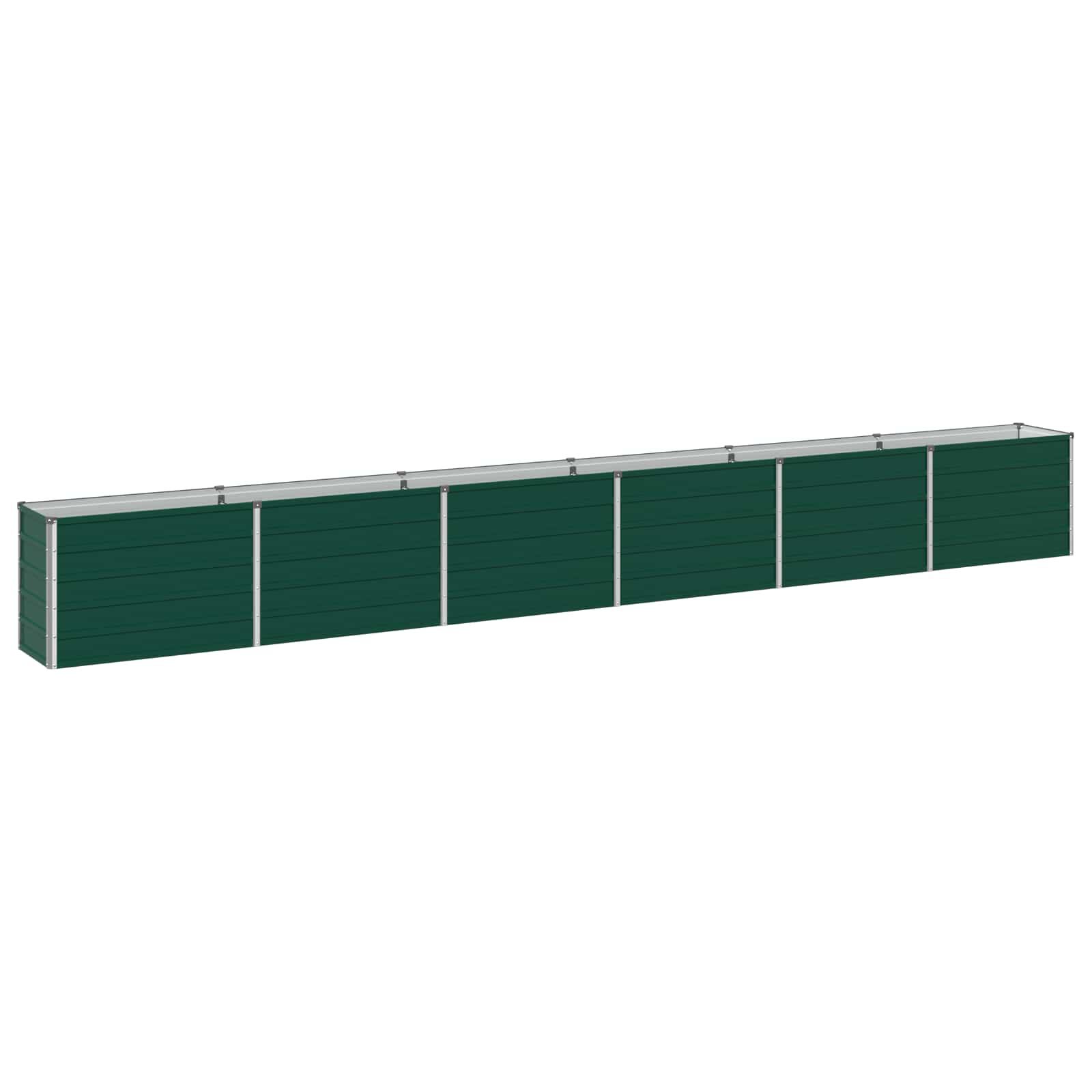 Verhoogd Tuinbed Groen 480 x 40 x 55 cm koudgewalst stalen image 2