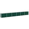 vidaXL T&otilde;stetud Aiapeenar Roheline 480 x 40 x 55 cm k&uuml;lmvalatud teras