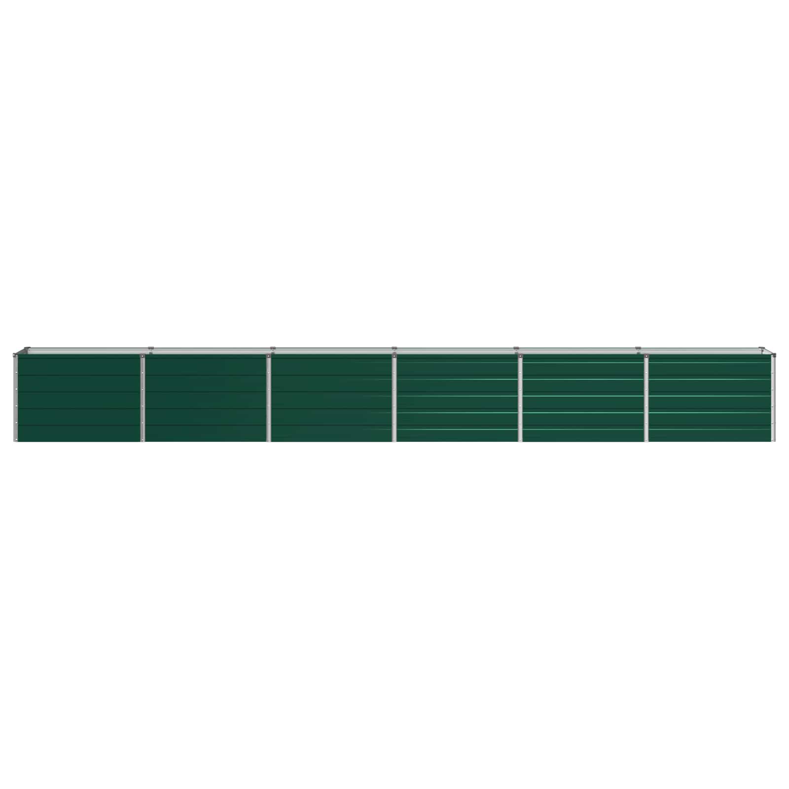 Verhoogd Tuinbed Groen 480 x 40 x 55 cm koudgewalst stalen image 3