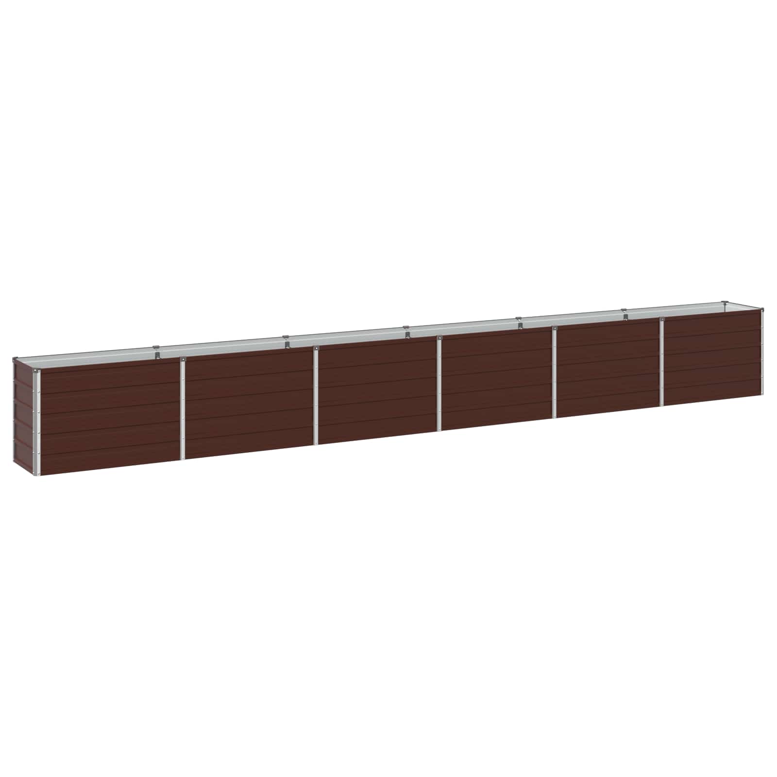 Verhoogd Tuinbed Bruin 480 x 40 x 55 cm koudgewalst staal image 2
