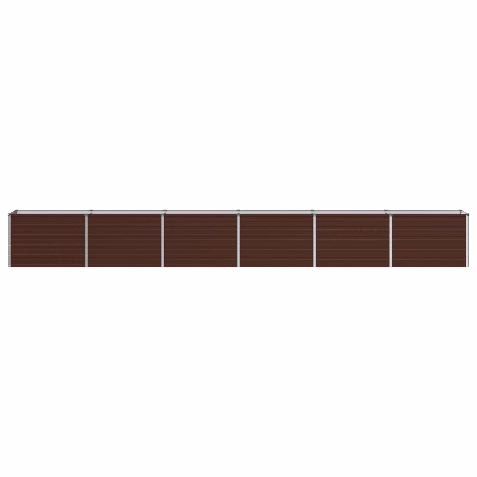 Verhoogd Tuinbed Bruin 480 x 40 x 55 cm koudgewalst staal image 3