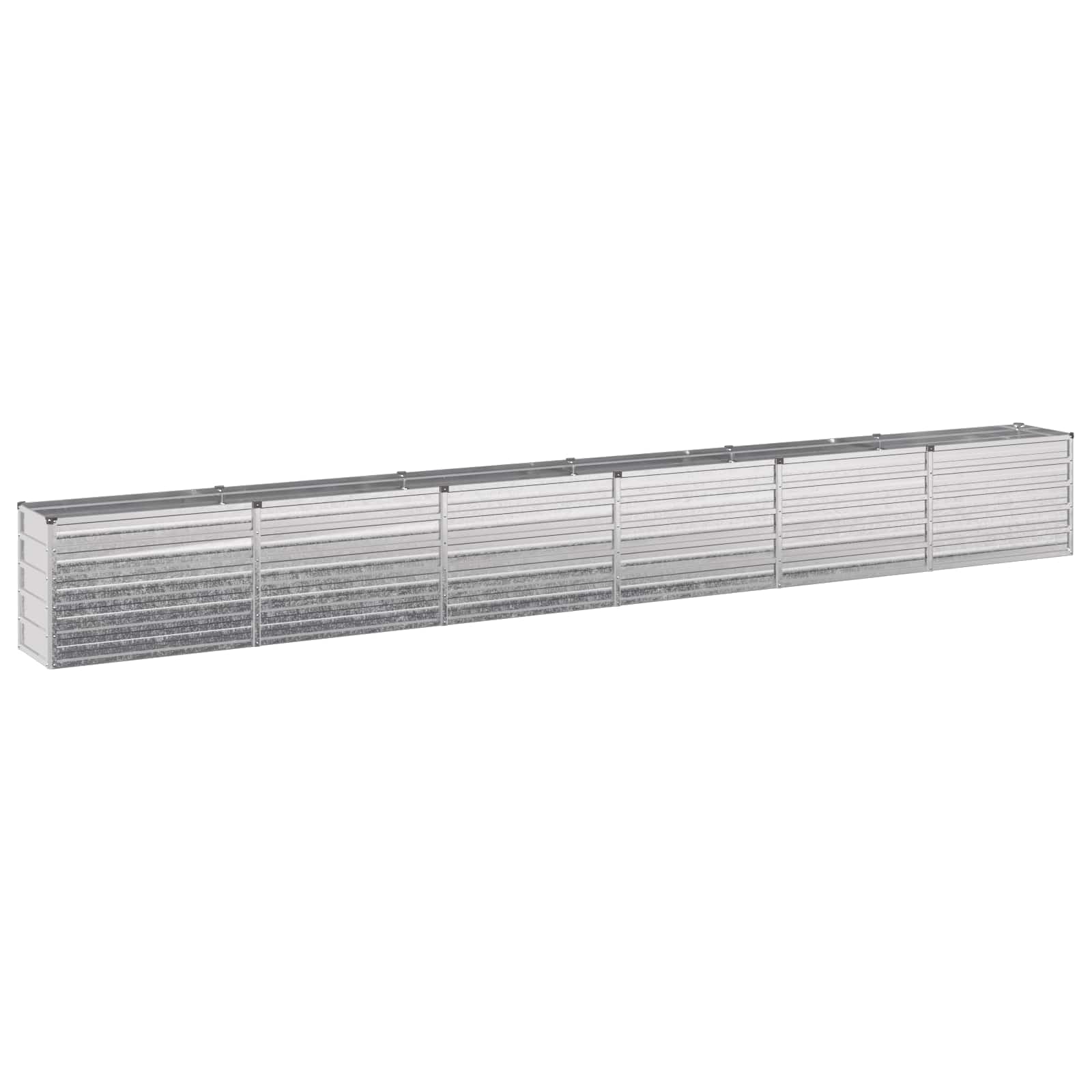 Verhoogd Tuinbed Zilverkleurig 480 x 40 x 55 cm gegalvaniseerd image 2