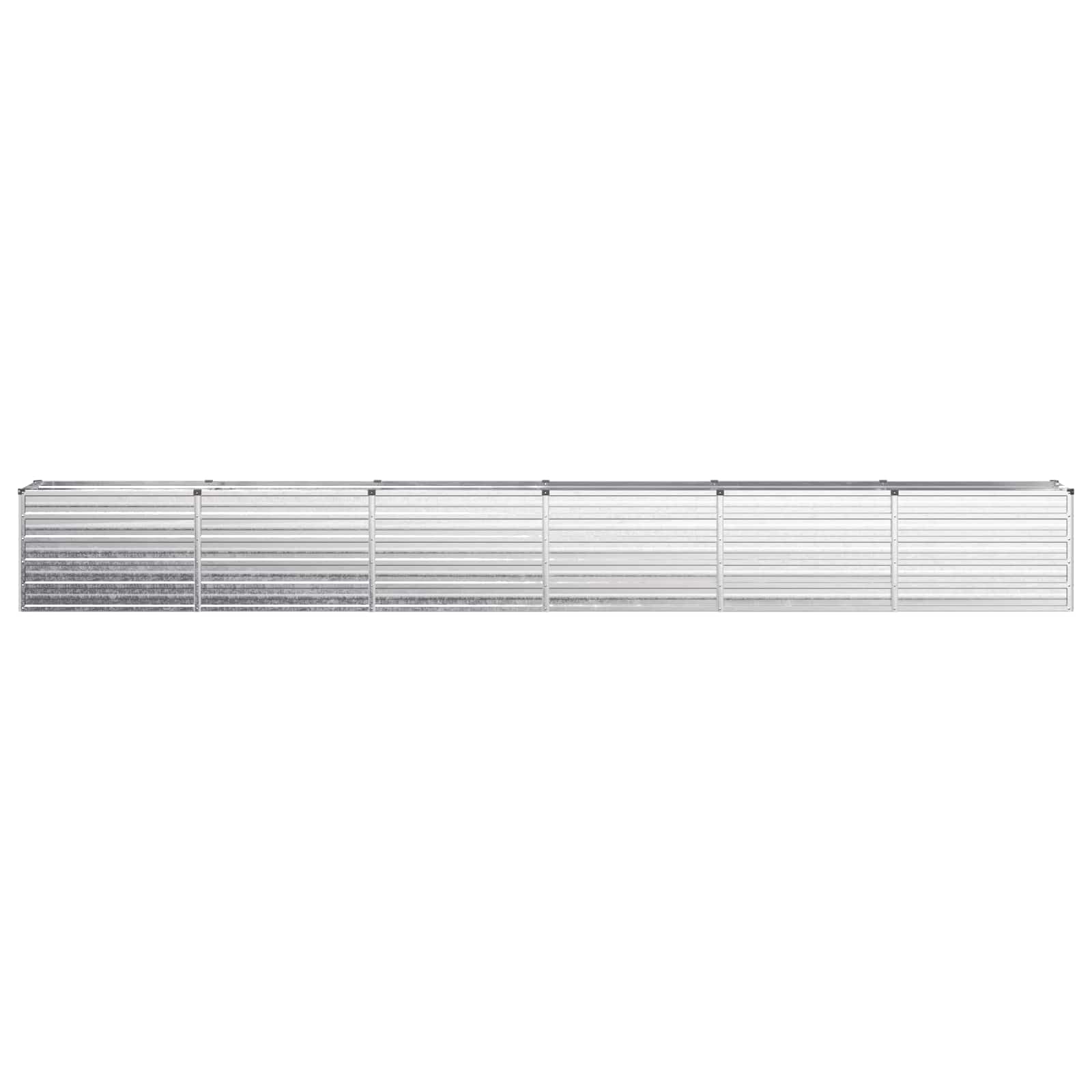 Verhoogd Tuinbed Zilverkleurig 480 x 40 x 55 cm gegalvaniseerd image 3