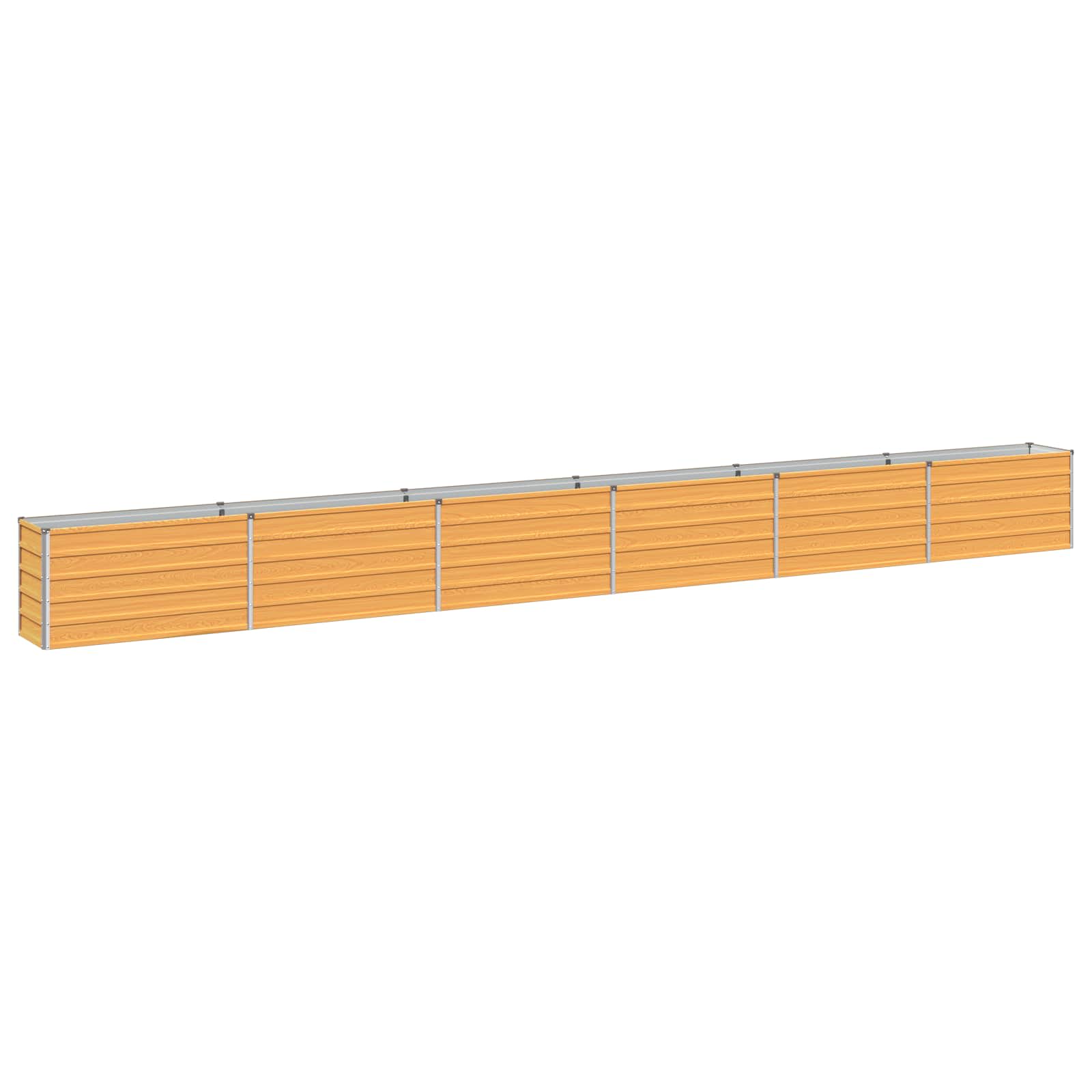 Verhoogd Tuinbed Naturel 600 x 40 x 55 cm koudgewalst staal image 1