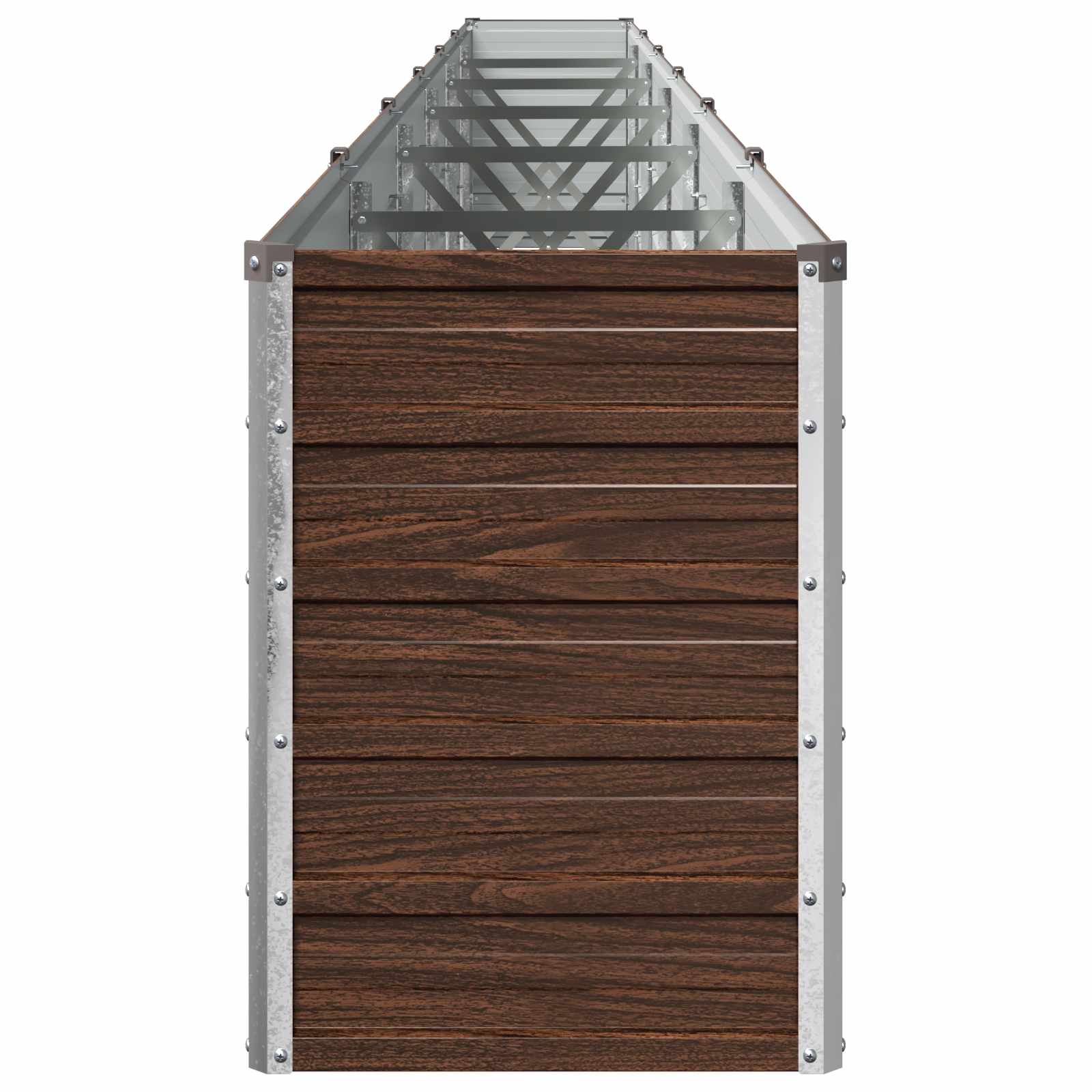 Verhoogd Tuinbed Zwart 600 x 40 x 55 cm koudgewalst staal image 3