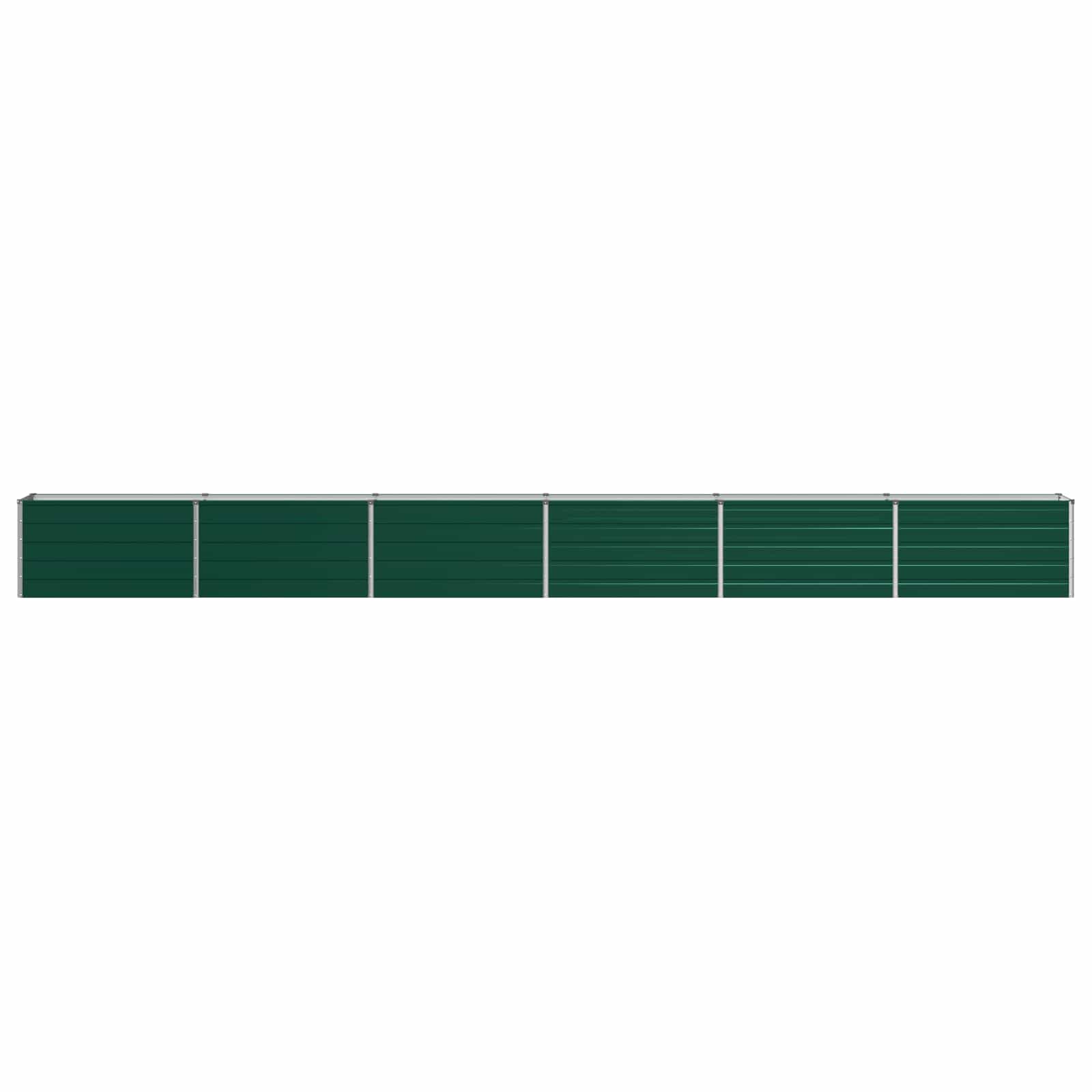 Verhoogd Tuinbed Groen 600 x 40 x 55 cm koudgewalst stalen image 2