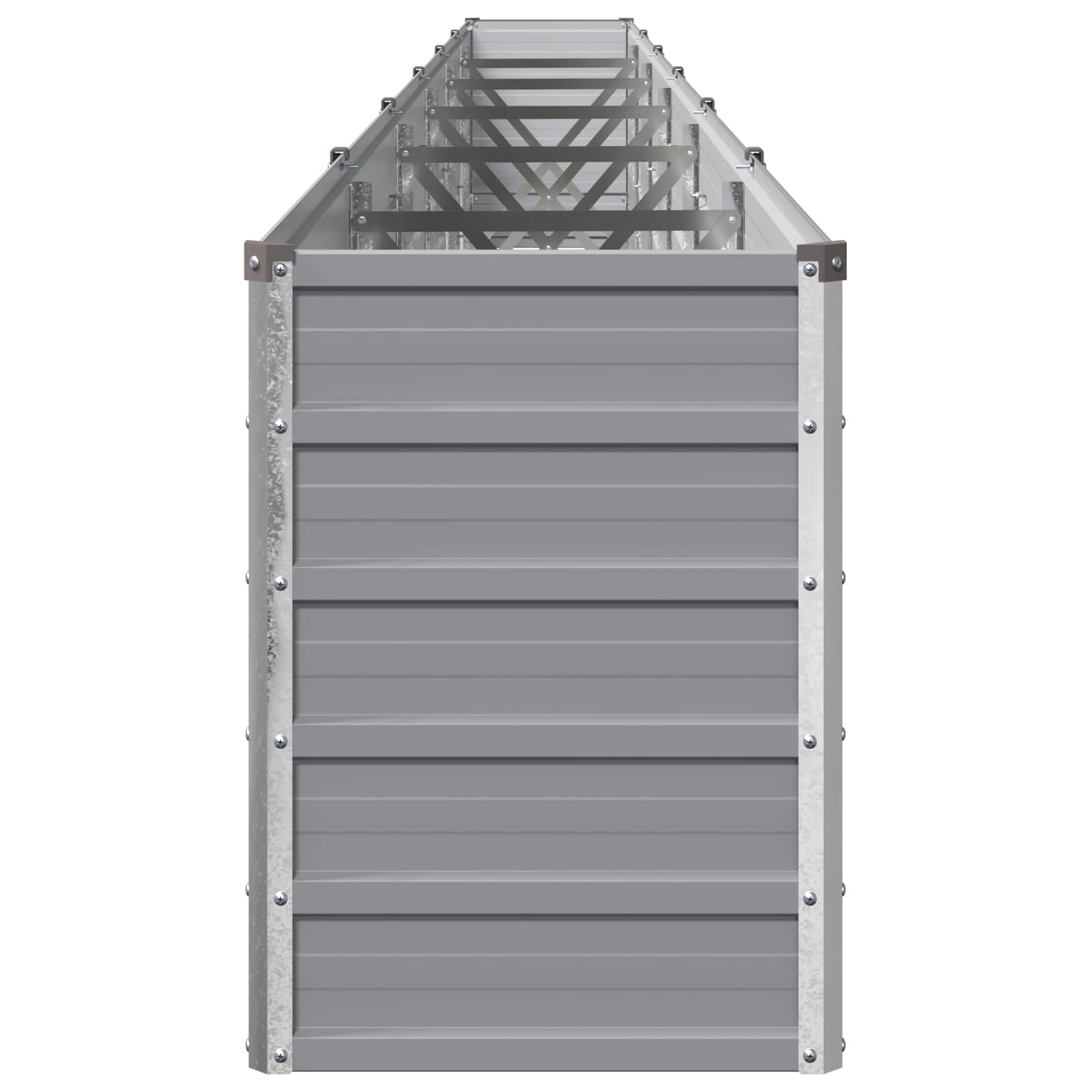 Verhoogd Tuinbed Grijs 600 x 40 x 55 cm koudgewalst staal image 3