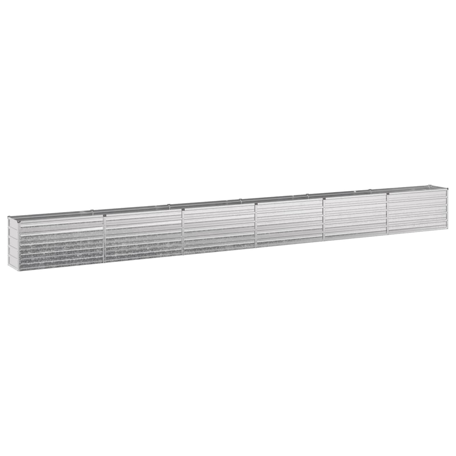 Verhoogd Tuinbed Zilverkleurig 600 x 40 x 55 cm gegalvaniseerd image 1