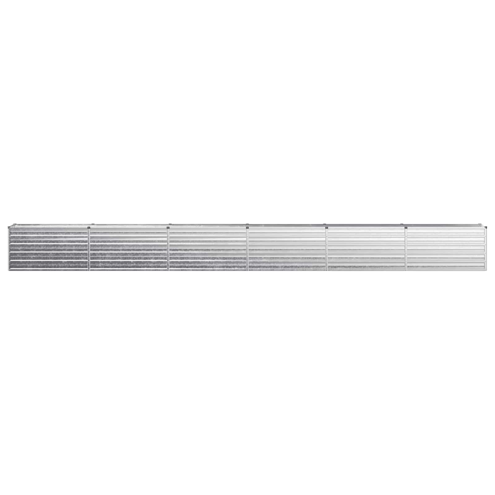 Verhoogd Tuinbed Zilverkleurig 600 x 40 x 55 cm gegalvaniseerd image 2