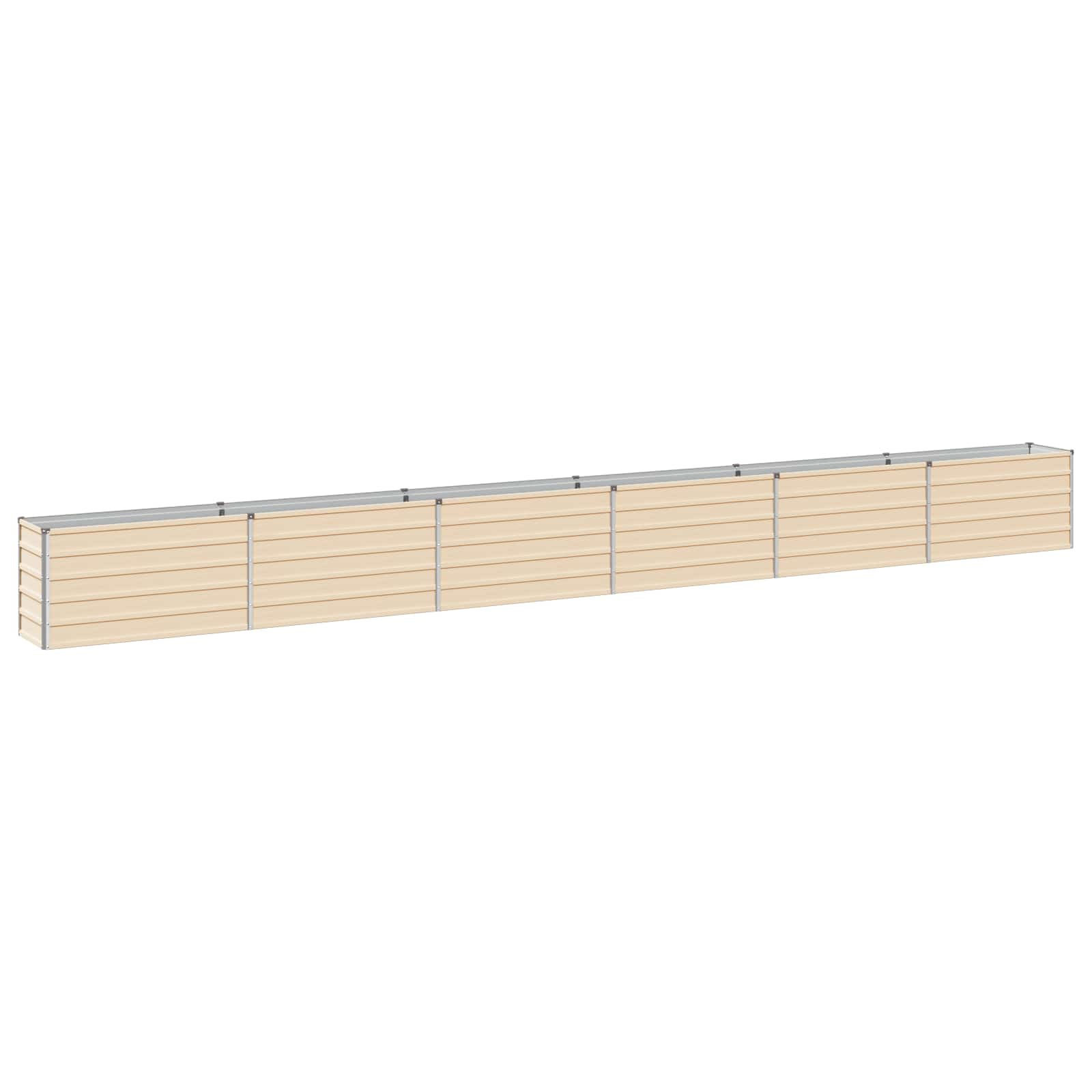 Verhoogd Tuinbed Ivoor 600 x 40 x 55 cm koudgewalst staal image 1
