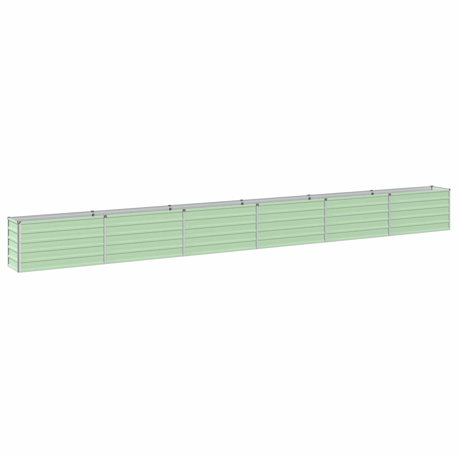 Verhoogd Tuinbed Pastelgroen 600 x 40 x 55 cm koudgewalst staal image 1