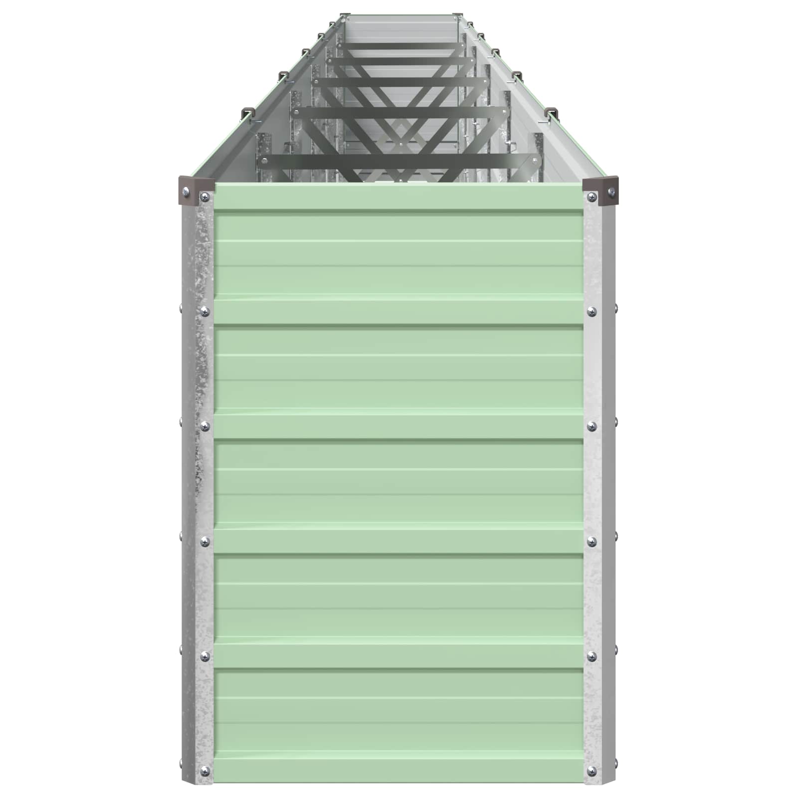 Verhoogd Tuinbed Pastelgroen 600 x 40 x 55 cm koudgewalst staal image 3