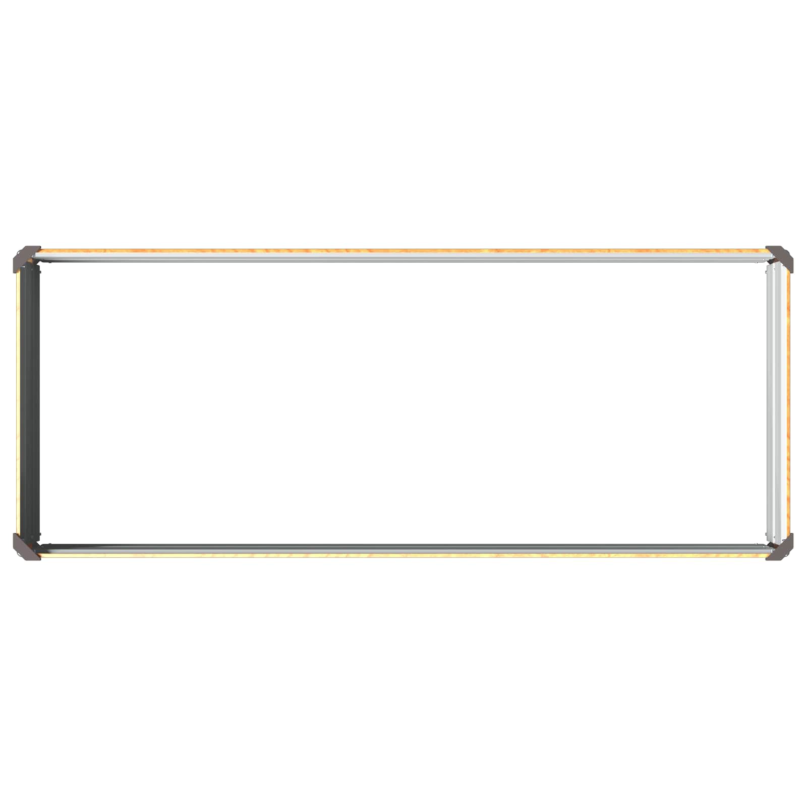 Verhoogd Tuinbed Naturel 100 x 40 x 24 cm koudgewalst staal image 5