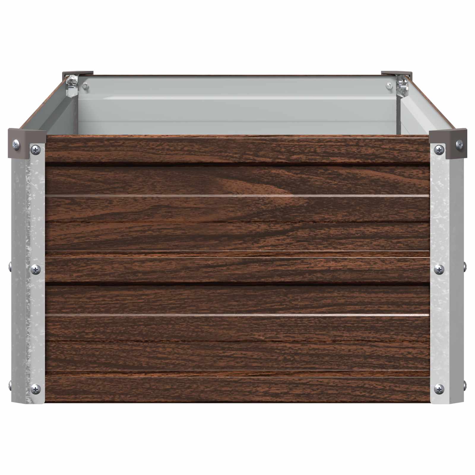 Verhoogd Tuinbed Zwart 100 x 40 x 24 cm koudgewalst staal image 4