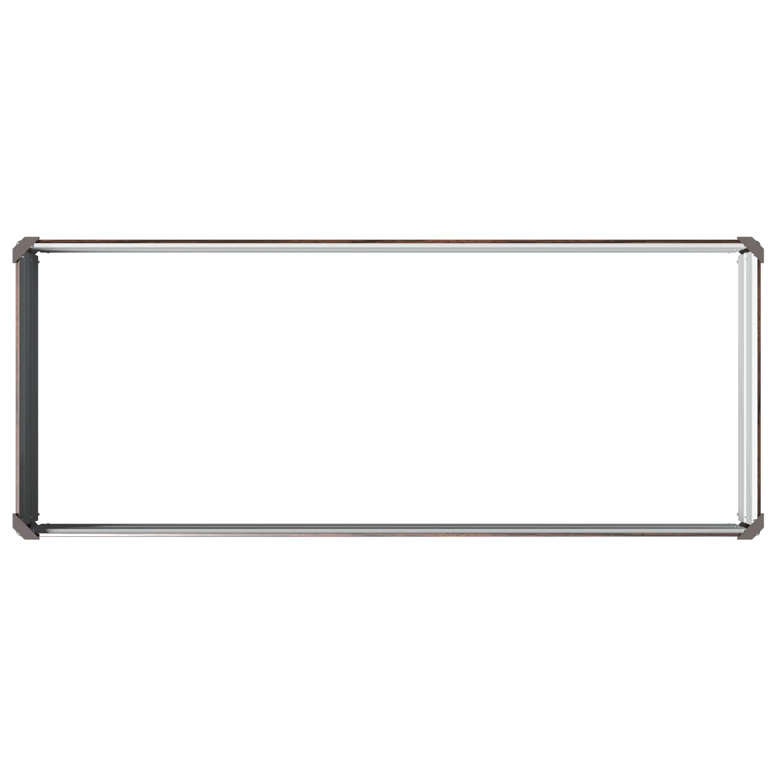 Verhoogd Tuinbed Zwart 100 x 40 x 24 cm koudgewalst staal image 5