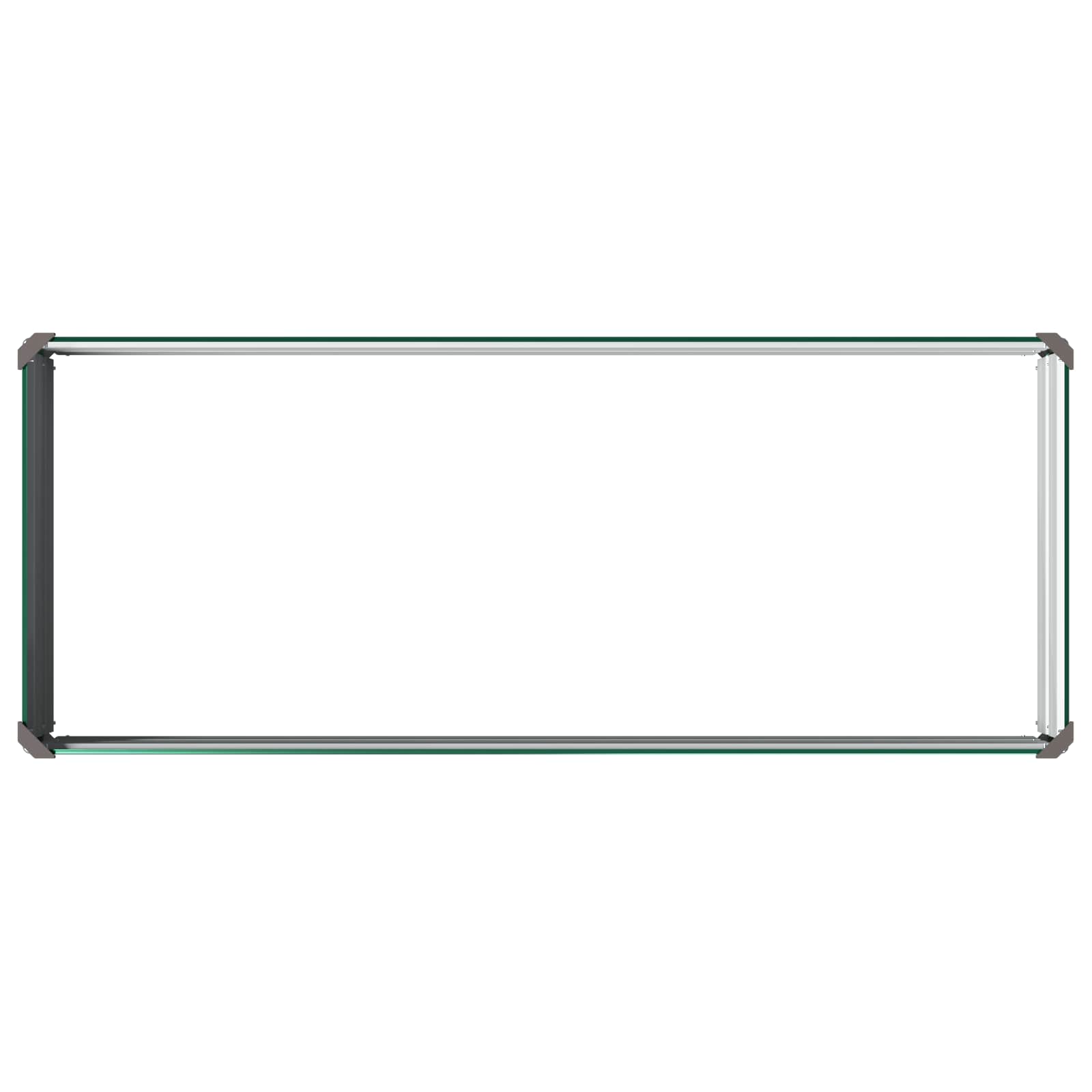 Verhoogd Tuinbed Groen 100 x 40 x 24 cm koudgewalst stalen image 5