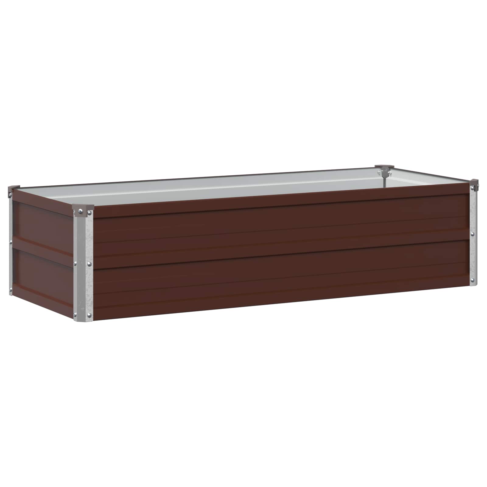 Verhoogd Tuinbed Bruin 100 x 40 x 24 cm koudgewalst staal image 2