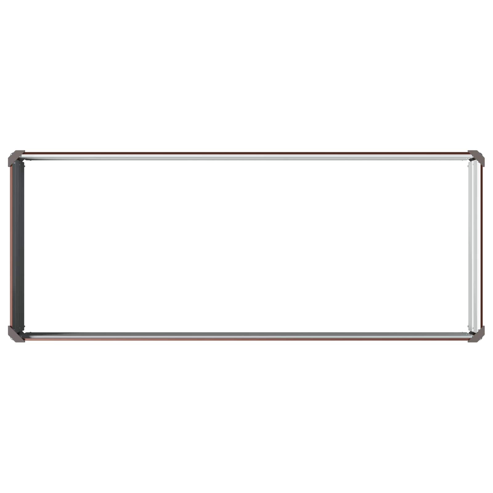 Verhoogd Tuinbed Bruin 100 x 40 x 24 cm koudgewalst staal image 5