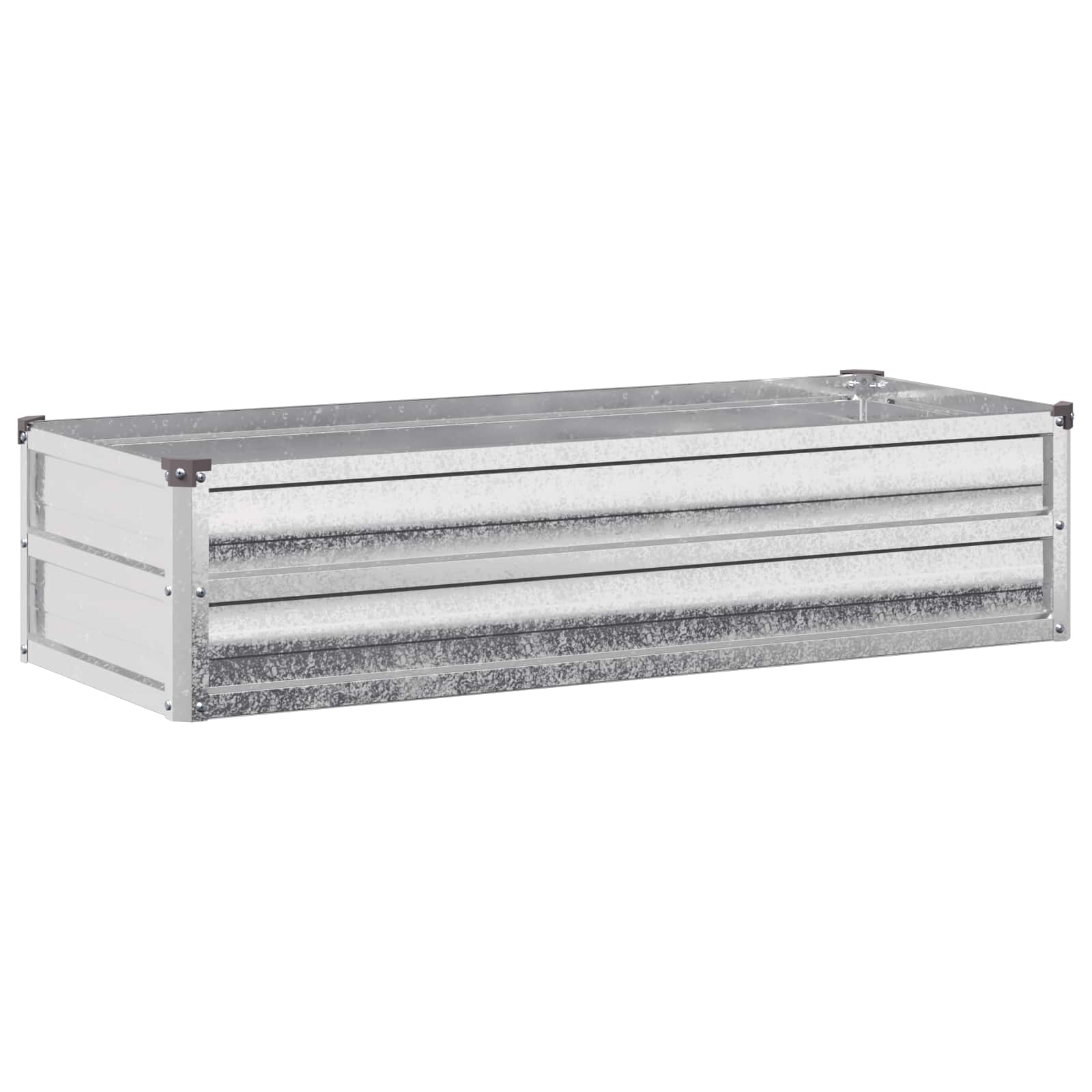 Verhoogd Tuinbed Zilverkleurig 100 x 40 x 24 cm gegalvaniseerd image 2