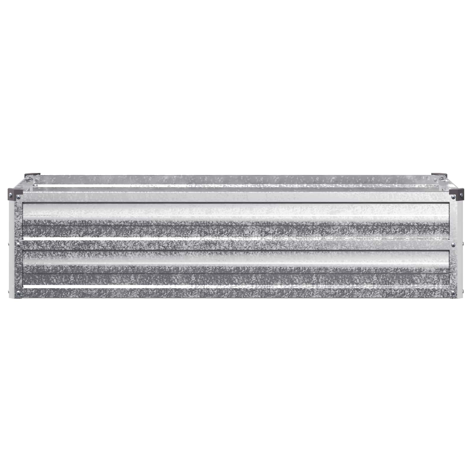 Verhoogd Tuinbed Zilverkleurig 100 x 40 x 24 cm gegalvaniseerd image 3