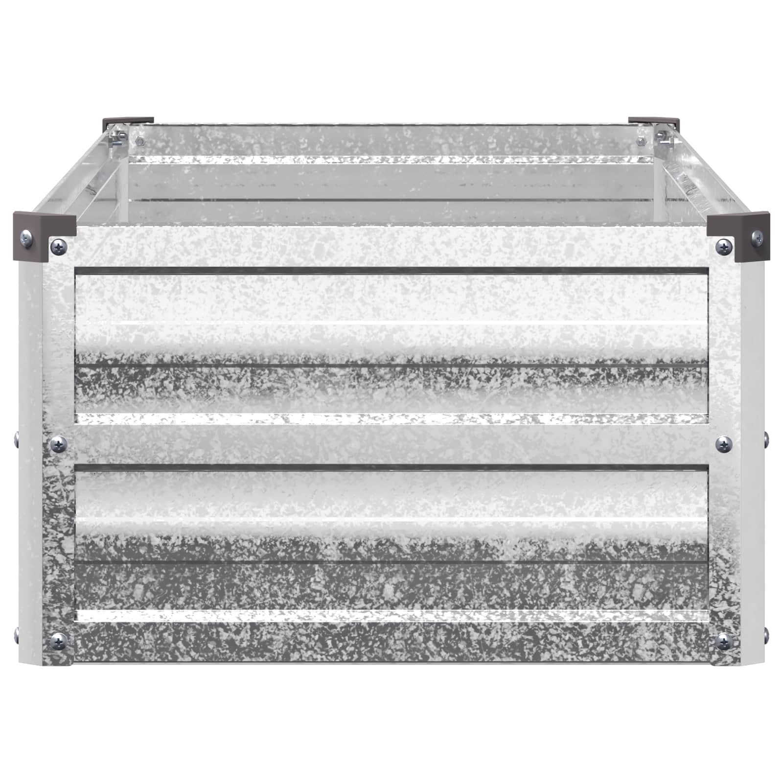 Verhoogd Tuinbed Zilverkleurig 100 x 40 x 24 cm gegalvaniseerd image 4