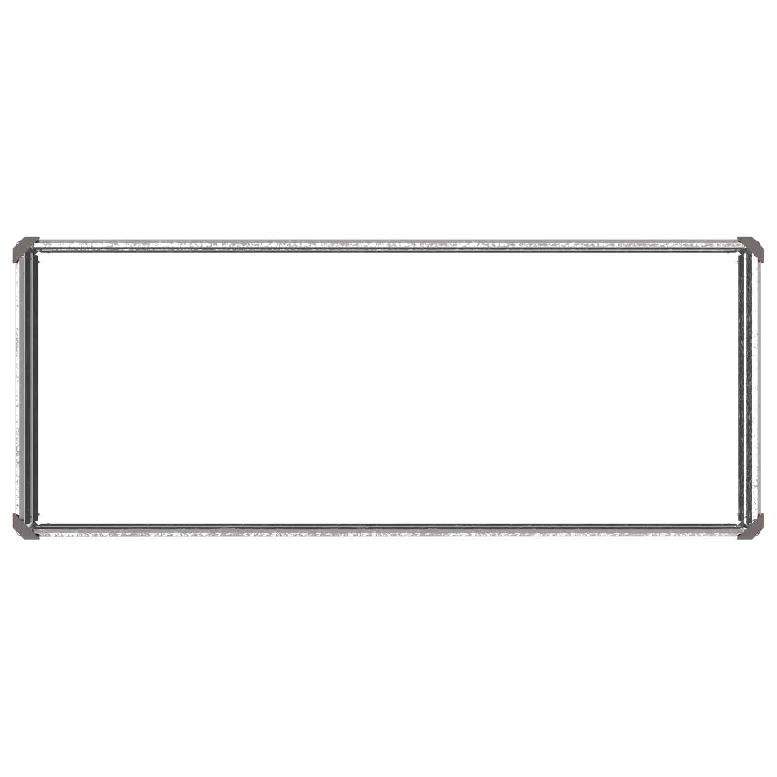 Verhoogd Tuinbed Zilverkleurig 100 x 40 x 24 cm gegalvaniseerd image 5