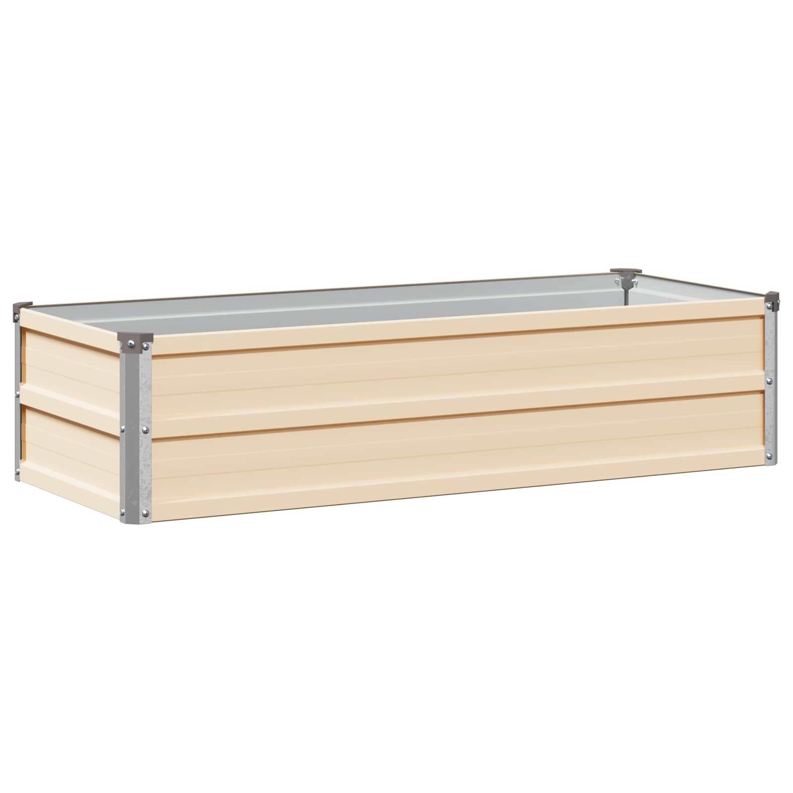 Verhoogd Tuinbed Ivoor 100 x 40 x 24 cm koudgewalst staal image 2