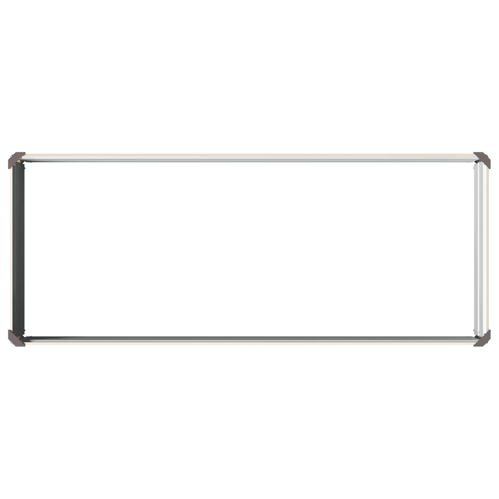 Verhoogd Tuinbed Ivoor 100 x 40 x 24 cm koudgewalst staal image 5