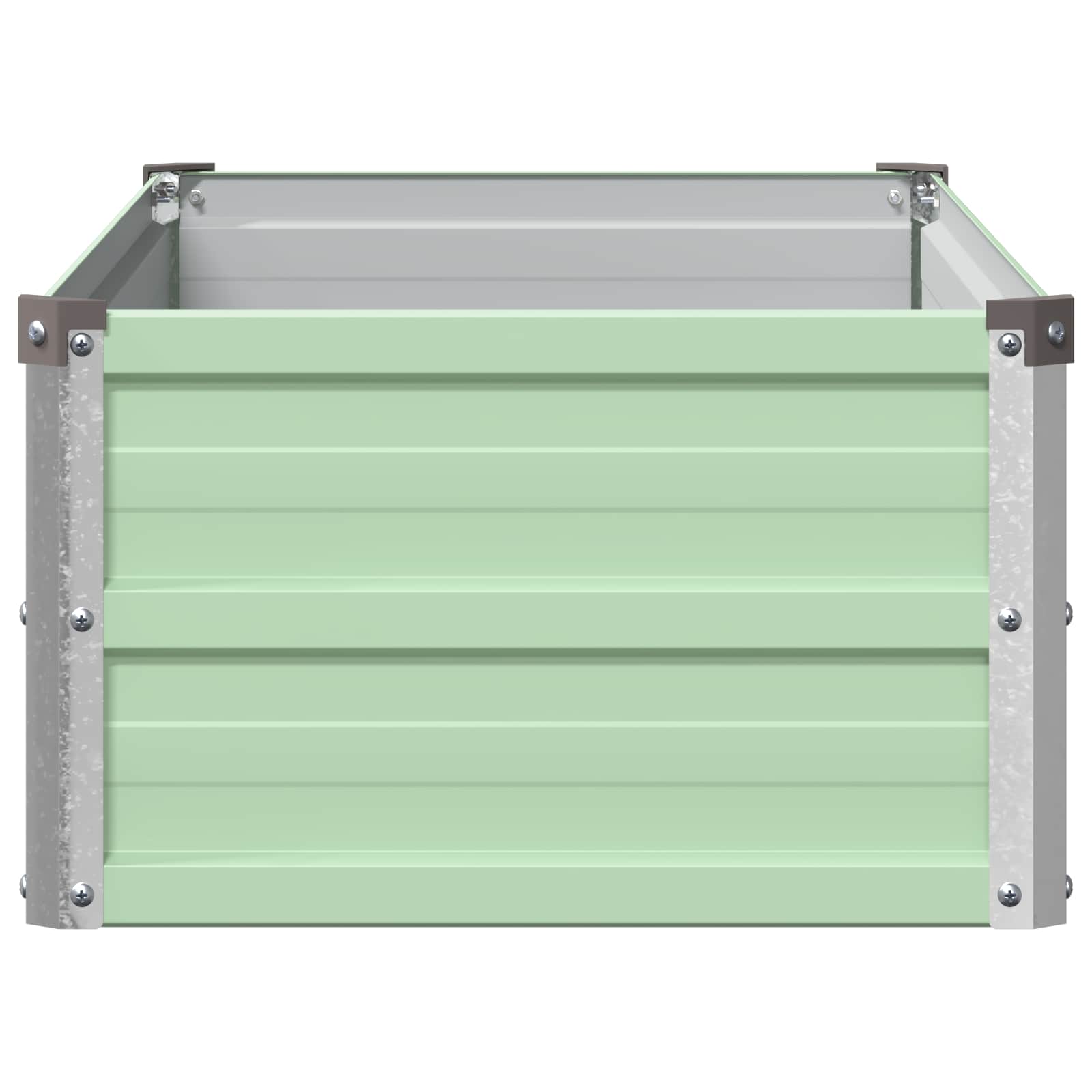 Verhoogd Tuinbed Pastelgroen 100 x 40 x 24 cm koudgewalst staal image 4