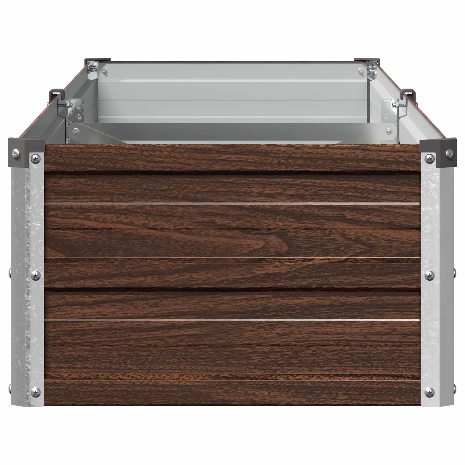 Verhoogd Tuinbed Zwart 160 x 40 x 24 cm koudgewalst staal image 4