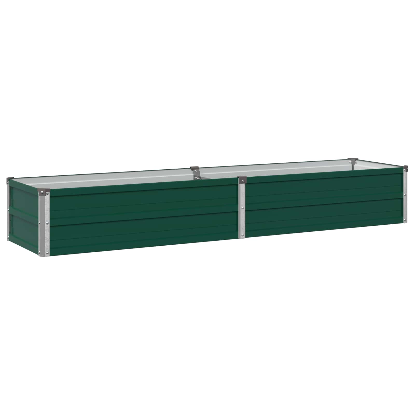 Verhoogd Tuinbed Groen 160 x 40 x 24 cm koudgewalst stalen image 2