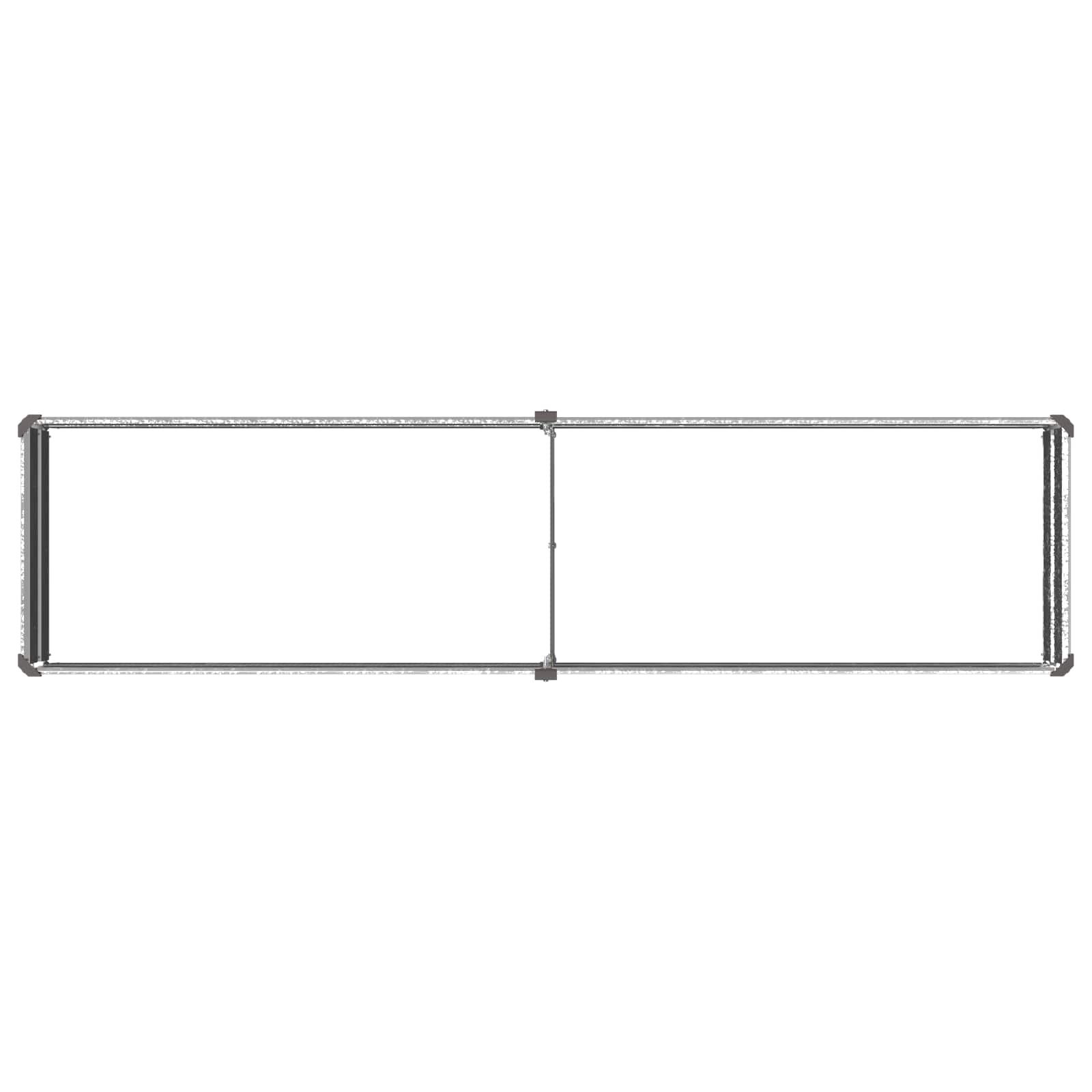 Verhoogd Tuinbed Zilverkleurig 160 x 40 x 24 cm gegalvaniseerd image 5