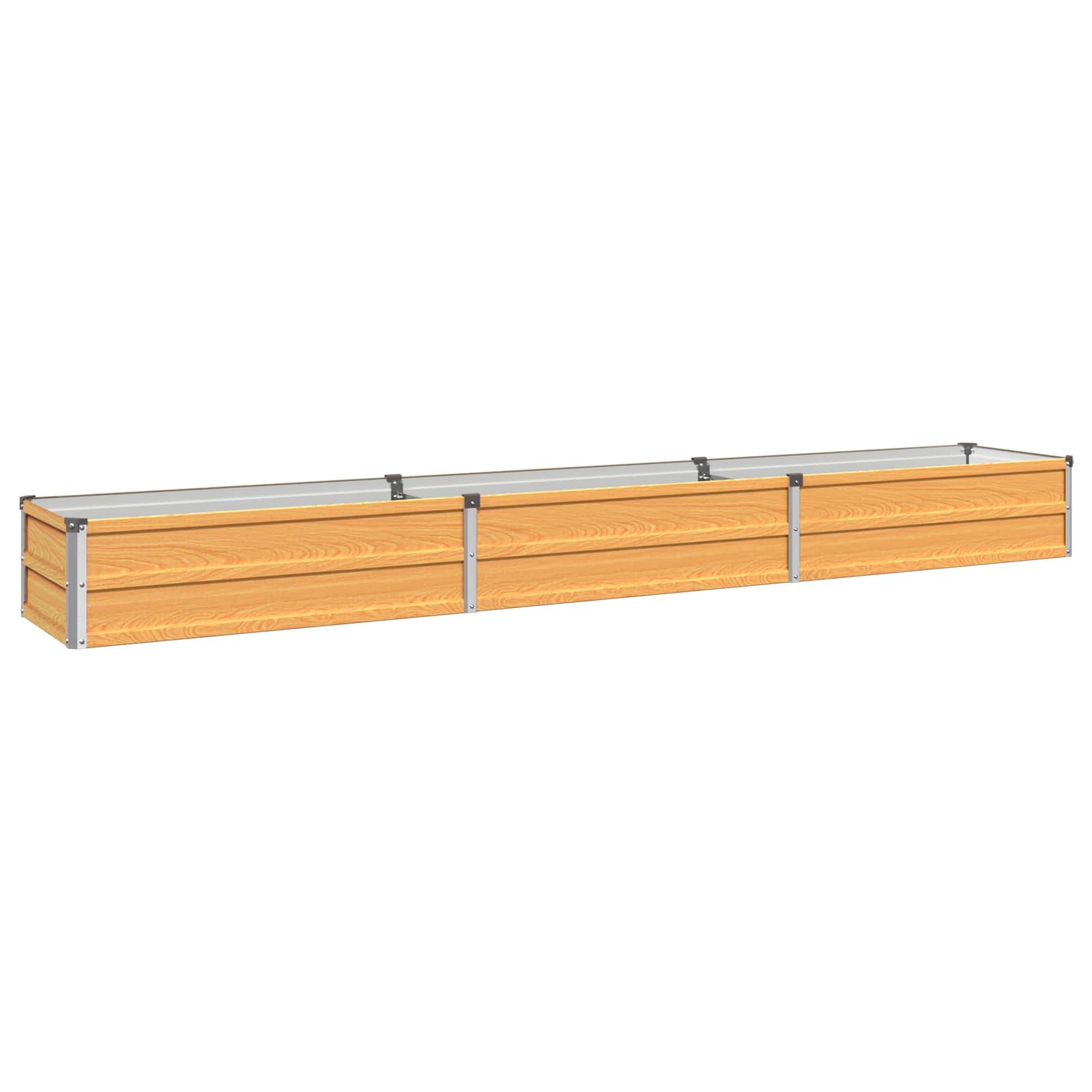 Verhoogd Tuinbed Naturel 240 x 40 x 24 cm koudgewalst staal image 2