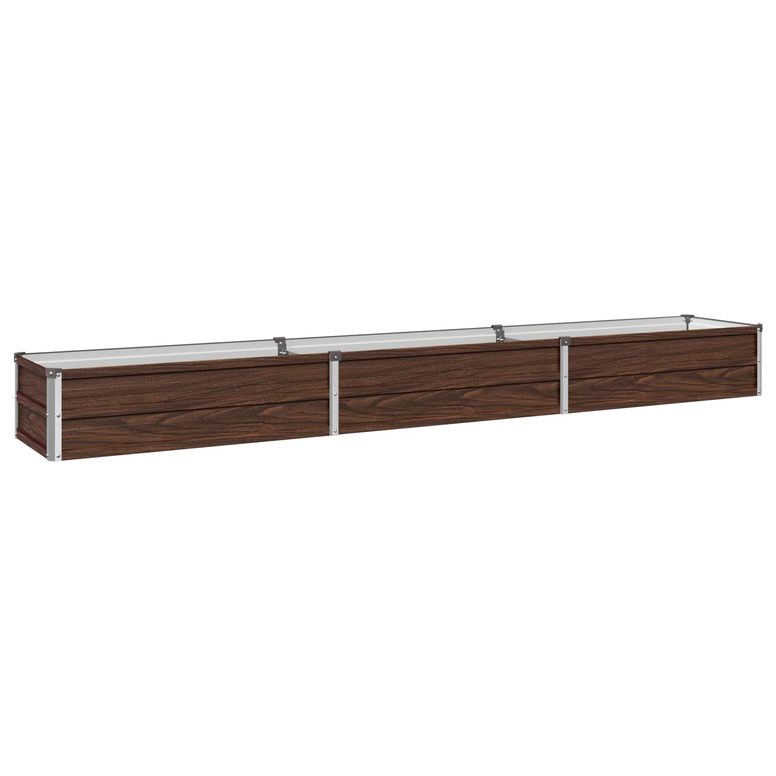 Verhoogd Tuinbed Zwart 240 x 40 x 24 cm koudgewalst staal image 2