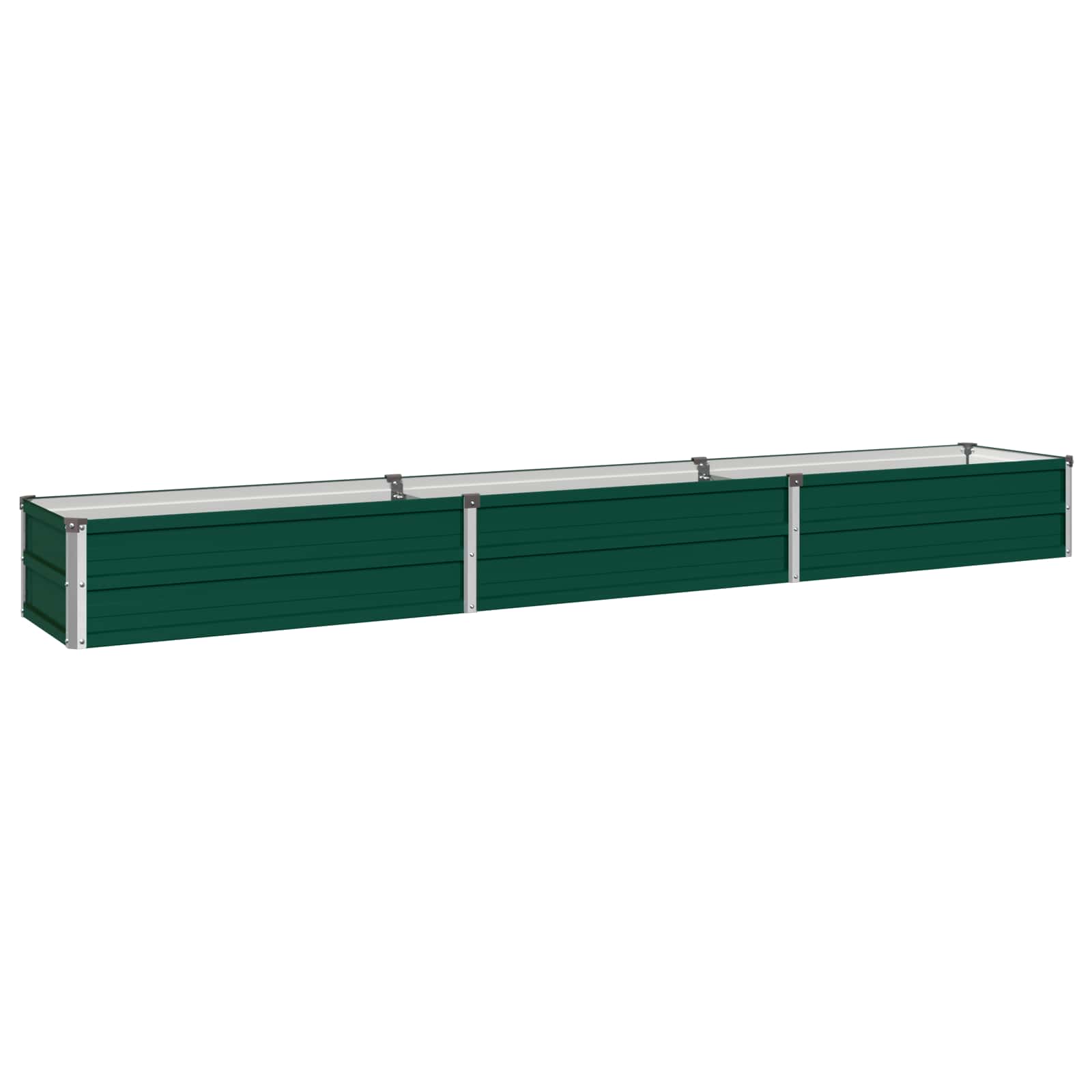 Verhoogd Tuinbed Groen 240 x 40 x 24 cm koudgewalst stalen image 2