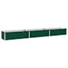 vidaXL T&otilde;stetud Aiapeenar Roheline 240 x 40 x 24 cm k&uuml;lmvalatud teras