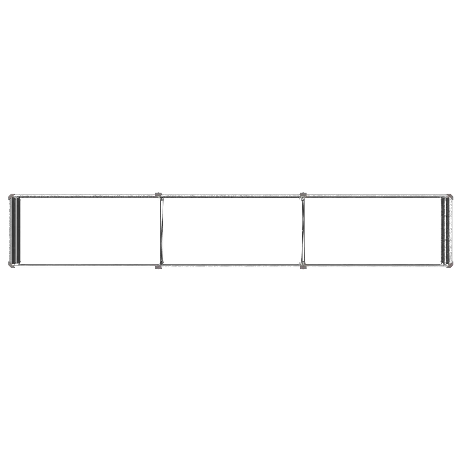 Verhoogd Tuinbed Zilverkleurig 240 x 40 x 24 cm gegalvaniseerd image 5
